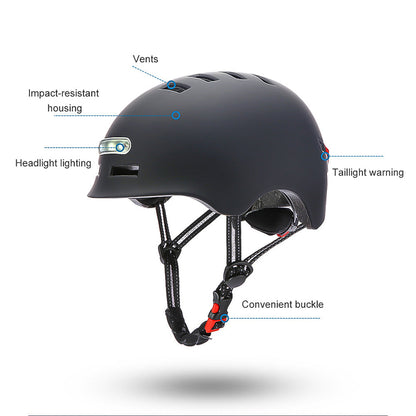 Cycling Scooter Helmet with LED Light Different Colors to Fit Your Habbit and Safety