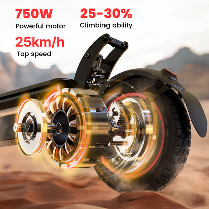W8 750W Off Road Electric Scooter-25km/h