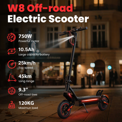 W8 750W Off Road Electric Scooter-25km/h